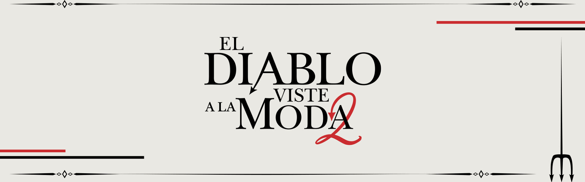 The Devil Wears Prada 2 logo in Spanish