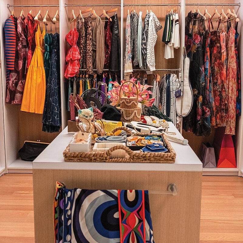 The tastemakers on staff at Runway meet inside this dream closet filled with colorful and expensive designer creations to decide which will make it into the spring issue and inevitably be coveted by stylish readers and copied by mass-market retailers.