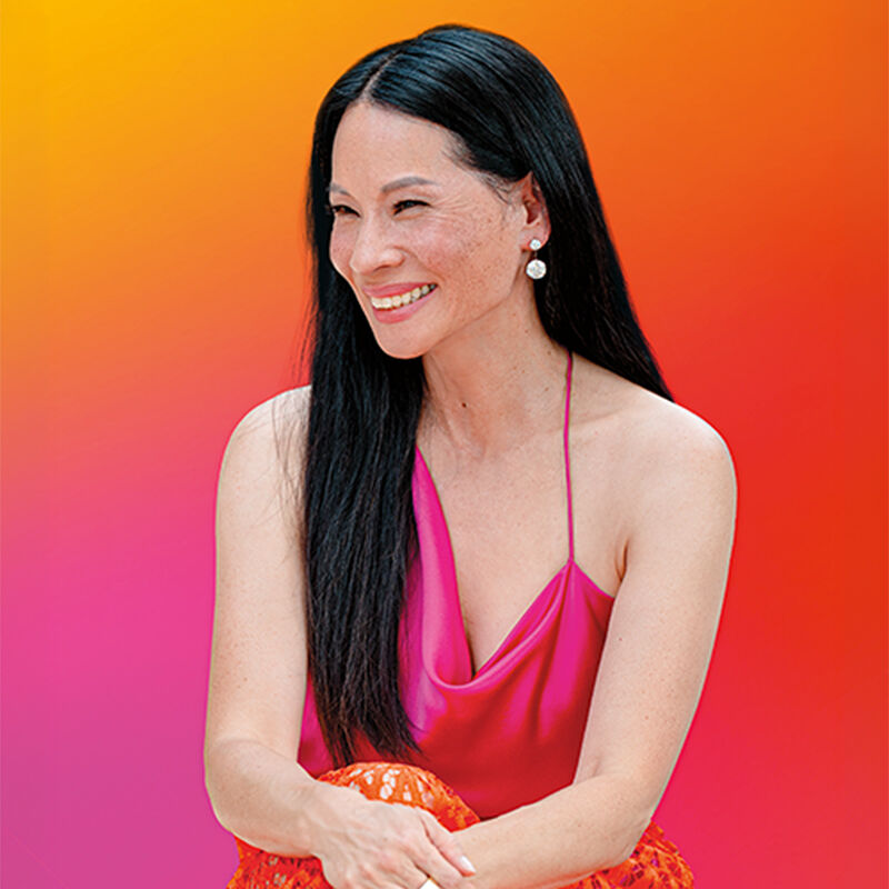 Looking radiant in pink and orange, Sasha Barnes smiles during her first interview in years. 