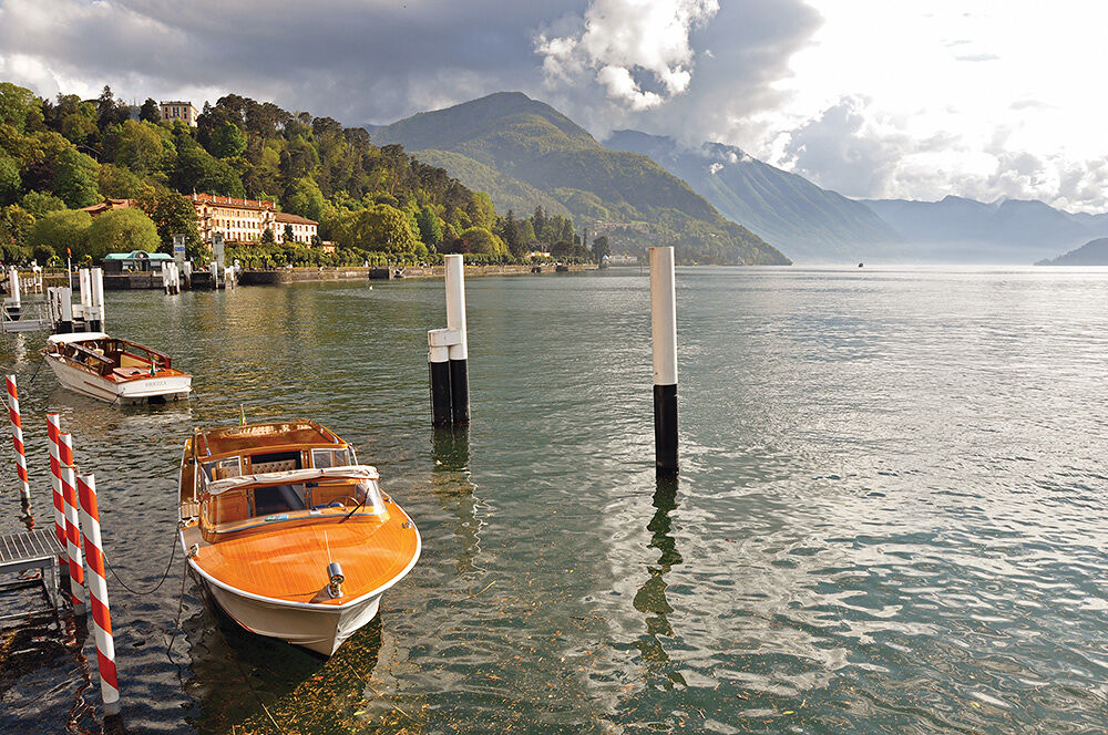 Glassy waters, vintage boats, verdant mountains, cloud-dotted skies and historic palazzos are everyday sights in Lake Como, Italy.