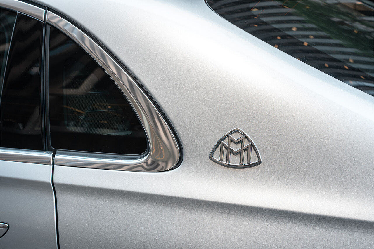 The logo of Mercedes-Maybach signifies polish, craftsmanship, precision driving and automotive indulgence.