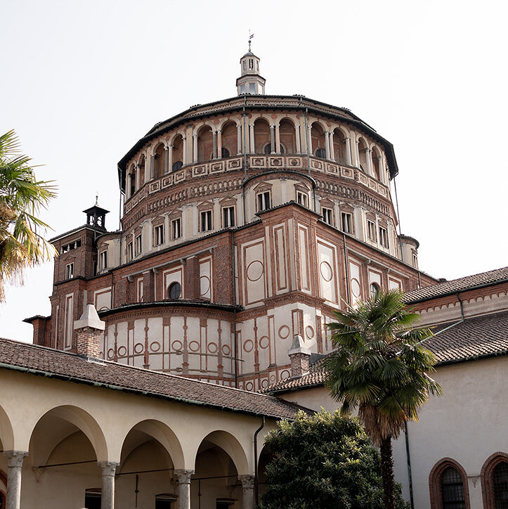 When visiting Milan for fashion week, be sure to make time to see some world-class art. One stop should be the Santa Maria delle Grazie church, which houses Leonardo da Vinci’s masterpiece, “The Last Supper.”